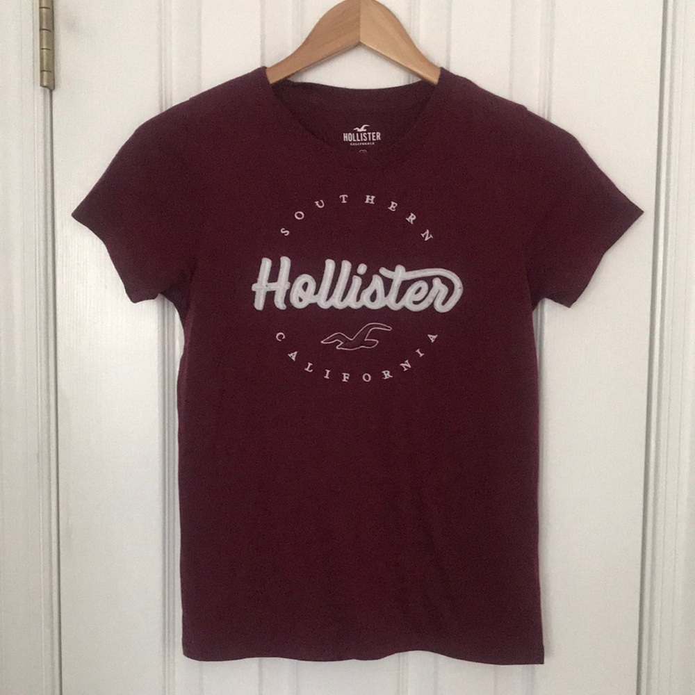 Hollister Maroon T-Shirt
